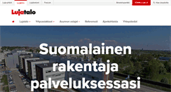 Desktop Screenshot of lujatalo.fi